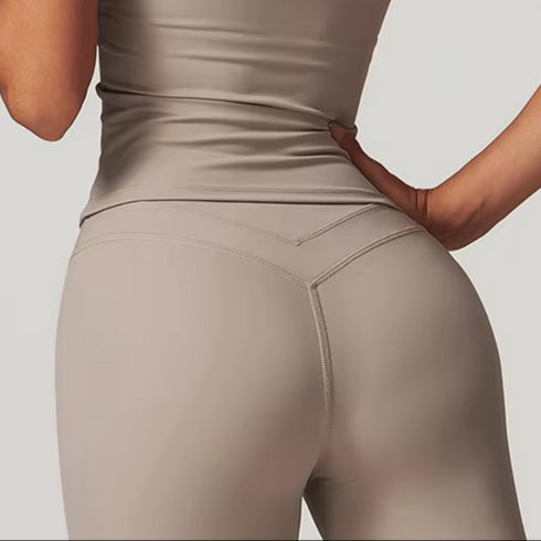 Women's Athletic Sports Bra With Biker Shorts Set